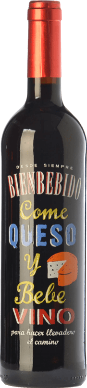 4,95 € Бесплатная доставка | Красное вино Castillo de Maetierra Come Queso y Bebe Vino молодое D.O. Toro