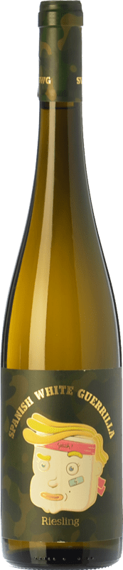 6,95 € | White wine Castillo de Maetierra Spanish White Guerrilla I.G.P. Vino de la Tierra Valles de Sadacia The Rioja Spain Riesling Bottle 75 cl