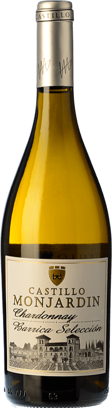 13,95 € Spedizione Gratuita | Vino bianco Castillo de Monjardín Barrica Selección Crianza D.O. Navarra