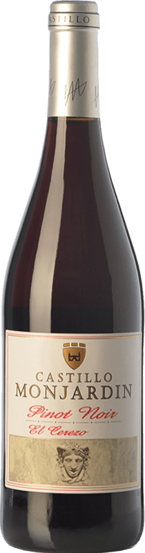 13,95 € Free Shipping | Red wine Castillo de Monjardín El Cerezo Joven D.O. Navarra Navarre Spain Pinot Black Bottle 75 cl