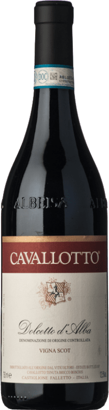 16,95 € | Красное вино Cavallotto Vigna Scot D.O.C.G. Dolcetto d'Alba Пьемонте Италия Dolcetto — Дольчетто 75 cl
