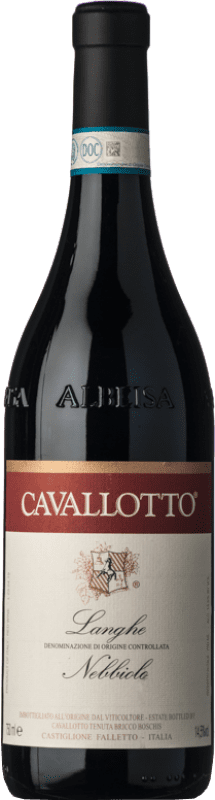25,95 € Free Shipping | Red wine Cavallotto D.O.C. Langhe Piemonte Italy Nebbiolo Bottle 75 cl