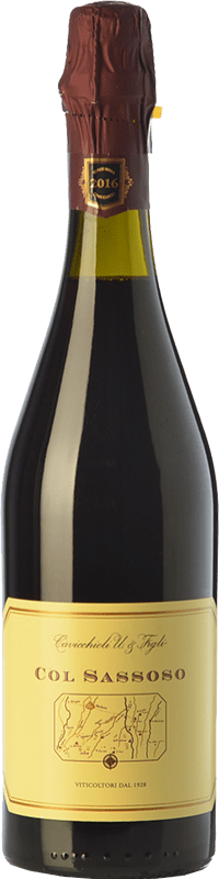 9,95 € Spedizione Gratuita | Vino rosso Cavicchioli Col Sassoso D.O.C. Lambrusco Grasparossa di Castelvetro