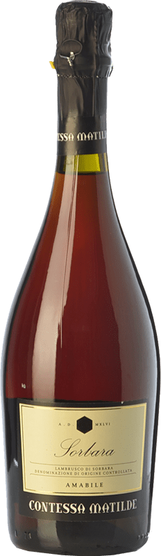 Free Shipping | Red wine Cavicchioli Contessa Matilde Amabile D.O.C. Lambrusco di Sorbara Emilia-Romagna Italy Lambrusco 75 cl
