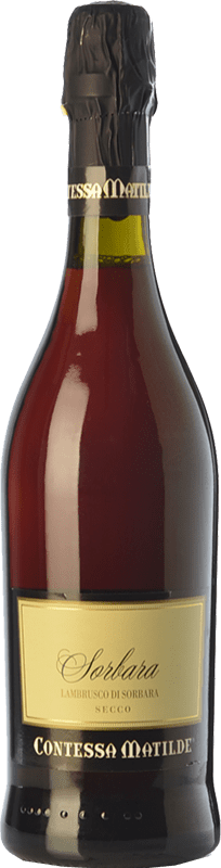 Free Shipping | Red wine Cavicchioli Contessa Matilde Secco D.O.C. Lambrusco di Sorbara Emilia-Romagna Italy Lambrusco 75 cl