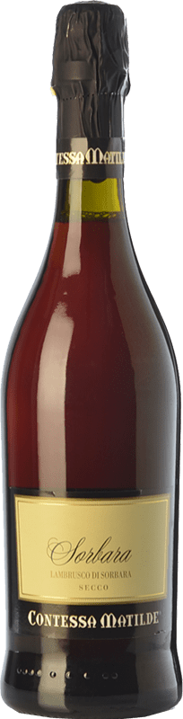 8,95 € Spedizione Gratuita | Vino rosso Cavicchioli Contessa Matilde Secco D.O.C. Lambrusco di Sorbara