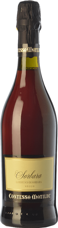 7,95 € Free Shipping | Red wine Cavicchioli Contessa Matilde Secco D.O.C. Lambrusco di Sorbara Emilia-Romagna Italy Lambrusco di Sorbara, Lambrusco Salamino Bottle 75 cl