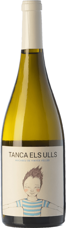 29,95 € Envio grátis | Vinho branco Cesc Tanca els Ulls Macabeu Crianza
