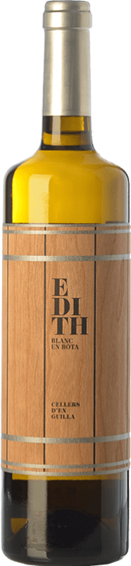 19,95 € Free Shipping | White wine Guilla Edith Crianza D.O. Empordà Catalonia Spain Grenache Tintorera, Grenache White Bottle 75 cl