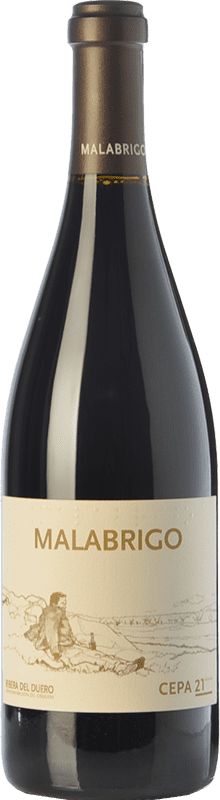 39,95 € Free Shipping | Red wine Cepa 21 Malabrigo Reserva D.O. Ribera del Duero Castilla y León Spain Tempranillo Bottle 75 cl