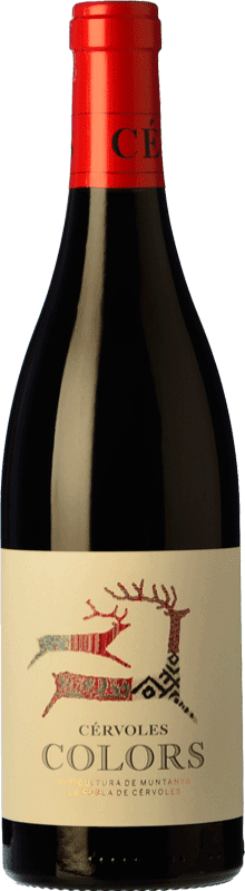 26,95 € | 红酒 Cérvoles Colors 年轻的 D.O. Costers del Segre 加泰罗尼亚 西班牙 Tempranillo, Merlot, Syrah, Grenache, Cabernet Sauvignon 瓶子 Magnum 1,5 L