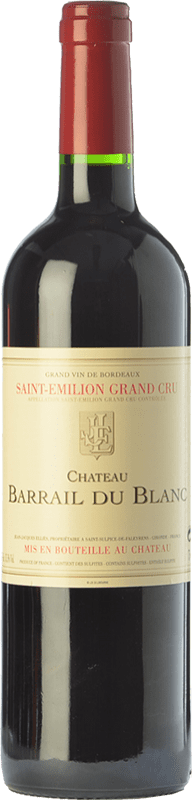 23,95 € | Red wine Château Barrail du Blanc Aged A.O.C. Saint-Émilion Grand Cru Bordeaux France Merlot, Cabernet Franc Bottle 75 cl