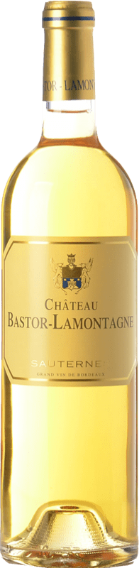 Бесплатная доставка | Сладкое вино Château Bastor-Lamontagne A.O.C. Sauternes Бордо Франция Sauvignon White, Sémillon 75 cl