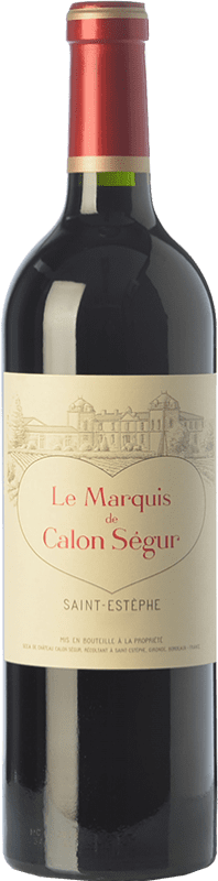 Kostenloser Versand | Rotwein Château Calon Ségur Le Marquis de Calon A.O.C. Saint-Estèphe Bordeaux Frankreich Merlot, Cabernet Sauvignon, Cabernet Franc, Petit Verdot 75 cl