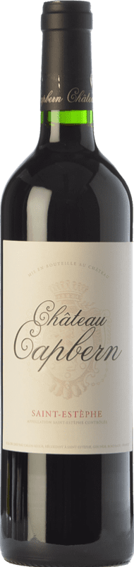 32,95 € Free Shipping | Red wine Château Capbern Gasqueton Crianza A.O.C. Saint-Estèphe Bordeaux France Merlot, Cabernet Sauvignon, Petit Verdot Bottle 75 cl