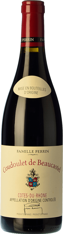 Free Shipping | Red Wine Famille Perrin Coudoulet de Beaucastel A.O.C. Côtes du Rhône Rhône France Syrah, Grenache, Mourvèdre, Cinsault 75 cl