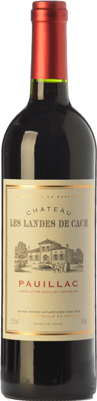 35,95 € | Красное вино Château de Cach Les Landes de Cach старения A.O.C. Pauillac Бордо Франция Merlot, Cabernet Sauvignon 75 cl