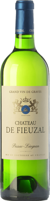 56,95 € | White wine Château de Fieuzal Blanc Aged A.O.C. Pessac-Léognan Bordeaux France Sauvignon White, Sémillon 75 cl