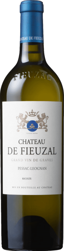 Free Shipping | White Wine Château de Fieuzal Crianza — Aged A.O.C. Pessac-Léognan Bordeaux France Sémillon, Sauvignon 75 cl