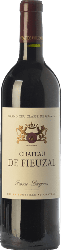 43,95 € Free Shipping | Red wine Château de Fieuzal Crianza A.O.C. Pessac-Léognan Bordeaux France Merlot, Cabernet Sauvignon, Cabernet Franc, Petit Verdot Bottle 75 cl