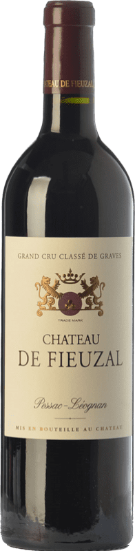 Free Shipping | Red Wine Château de Fieuzal Crianza — Aged A.O.C. Pessac-Léognan Bordeaux France Merlot, Cabernet Sauvignon, Cabernet Franc, Petit Verdot 75 cl