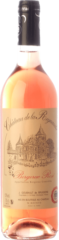 Kostenloser Versand | Roséwein Château de La Reynaudie Rosé A.O.C. Bergerac Südwest-Frankreich Frankreich Merlot, Cabernet Sauvignon, Cabernet Franc 75 cl
