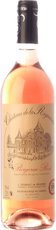 13,95 € | Розовое вино Château de La Reynaudie Rosé A.O.C. Bergerac Юго-Западная Франция Франция Merlot, Cabernet Sauvignon, Cabernet Franc 75 cl