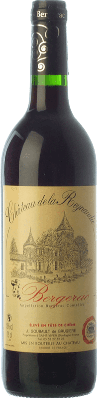 Envio grátis | Vinho Tinto Château de La Reynaudie Crianza A.O.C. Bergerac Sudoeste da França França Merlot, Cabernet Sauvignon, Cabernet Franc 75 cl