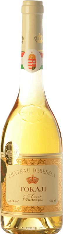 Spedizione Gratuita | Vino dolce Château Dereszla 5 Puttonyos I.G. Tokaj-Hegyalja Tokaj Ungheria Moscato, Furmint, Hárslevelü, Zéta Bottiglia Medium 50 cl