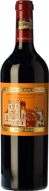 241,95 € Free Shipping | Red wine Château Ducru-Beaucaillou Reserva A.O.C. Saint-Julien Bordeaux France Merlot, Cabernet Sauvignon Bottle 75 cl