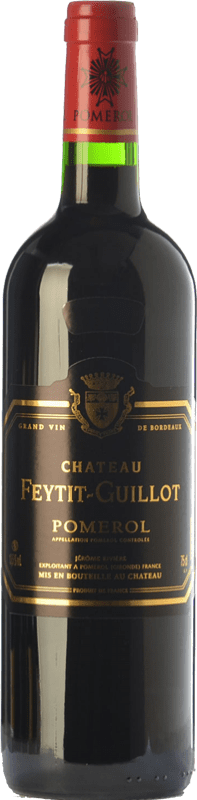 26,95 € | Red wine Château Feytit-Guillot Aged A.O.C. Pomerol Bordeaux France Merlot, Cabernet Sauvignon, Cabernet Franc Bottle 75 cl