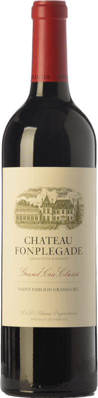 Free Shipping | Red wine Château Fonplégade Aged A.O.C. Saint-Émilion Bordeaux France Merlot, Cabernet Sauvignon, Cabernet Franc 75 cl