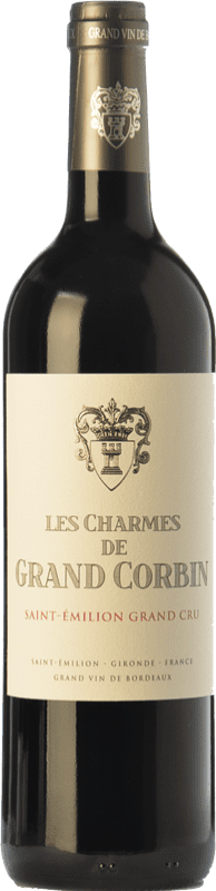 16,95 € | Vino rosso Château Grand Corbin Les Charmes Crianza A.O.C. Saint-Émilion Grand Cru bordò Francia Merlot, Cabernet Sauvignon, Cabernet Franc 75 cl