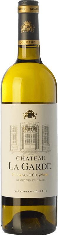 Kostenloser Versand | Weißwein Château La Garde Blanc Alterung A.O.C. Pessac-Léognan Bordeaux Frankreich Sauvignon Weiß, Sémillon, Sauvignon Grau 75 cl