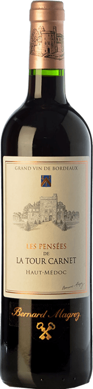 22,95 € 送料無料 | 赤ワイン Château La Tour Carnet Les Pensées 高齢者 A.O.C. Haut-Médoc