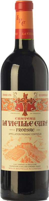 31,95 € Free Shipping | Red wine Château La Vieille Cure Crianza A.O.C. Fronsac Bordeaux France Merlot, Cabernet Sauvignon, Cabernet Franc Bottle 75 cl