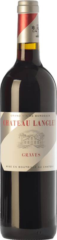 14,95 € | Red wine Château Langlet Aged A.O.C. Graves Bordeaux France Merlot, Cabernet Sauvignon Bottle 75 cl