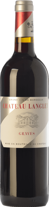 19,95 € Бесплатная доставка | Красное вино Château Langlet старения A.O.C. Graves