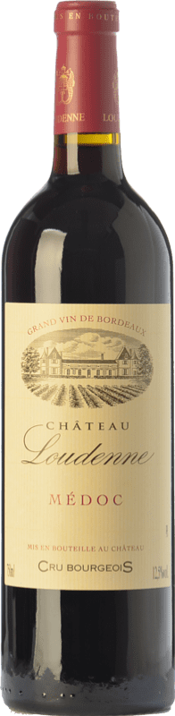 Kostenloser Versand | Rotwein Château Loudenne Crianza — Kurze Fassreifung A.O.C. Médoc Bordeaux Frankreich Merlot, Cabernet Sauvignon, Cabernet Franc, Malbec 75 cl