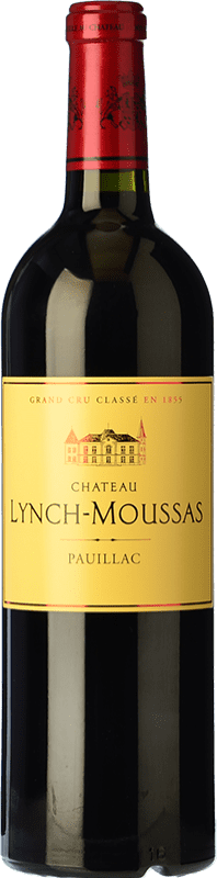 Бесплатная доставка | Красное вино Château Lynch Moussas Crianza — Крианса A.O.C. Pauillac Бордо Франция Merlot — Мерло, Cabernet Sauvignon — Каберне Совиньон 75 cl