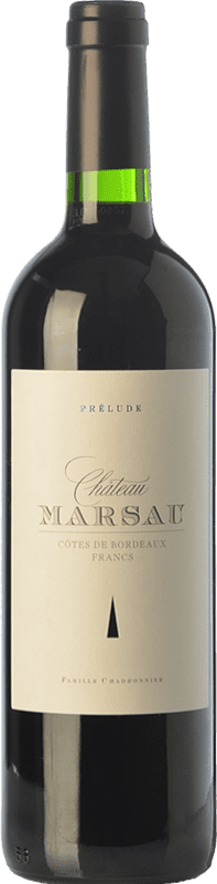 12,95 € | Красное вино Château Marsau Prélude старения A.O.C. Côtes de Bordeaux Бордо Франция Merlot 75 cl