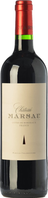 免费送货 | 红葡萄酒 Château Marsau Crianza — 陈酿 A.O.C. Côtes de Bordeaux 波尔多 法国 Merlot — 梅洛 75 cl