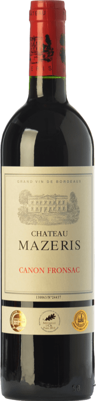 13,95 € | Red wine Château Mazeris Aged A.O.C. Canon Fronsac Bordeaux France Merlot, Cabernet Franc 75 cl