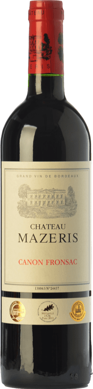 Kostenloser Versand | Rotwein Château Mazeris Alterung A.O.C. Canon Fronsac Bordeaux Frankreich Merlot, Cabernet Franc 75 cl