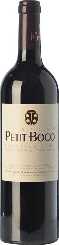 28,95 € | Vino rosso Château Petit Bocq Crianza A.O.C. Saint-Estèphe bordò Francia Merlot, Cabernet Sauvignon, Cabernet Franc 75 cl