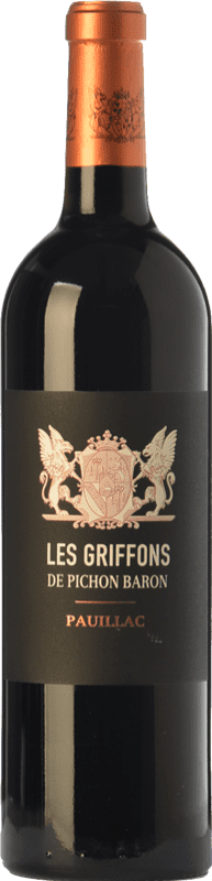 45,95 € | Red wine Château Pichon Baron Les Griffons Aged A.O.C. Pauillac Bordeaux France Merlot, Cabernet Sauvignon 75 cl