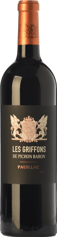 免费送货 | 红葡萄酒 Château Pichon Baron Les Griffons Crianza — 陈酿 A.O.C. Pauillac 波尔多 法国 Merlot — 梅洛, Cabernet Sauvignon — 赤霞珠 75 cl