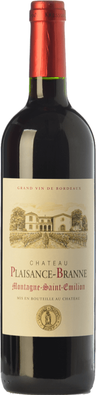 11,95 € | Red wine Château Plaisance Branne Crianza A.O.C. Montagne Saint-Émilion Bordeaux France Merlot, Cabernet Franc Bottle 75 cl