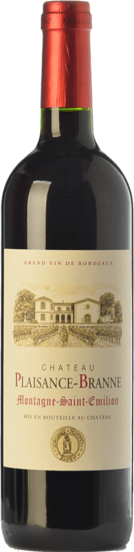 免费送货 | 红葡萄酒 Château Plaisance Branne Crianza — 陈酿 A.O.C. Montagne Saint-Émilion 波尔多 法国 Merlot — 梅洛, Cabernet Franc — 品丽珠 75 cl