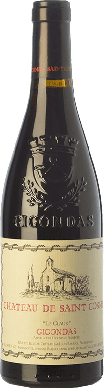 82,95 € | 红酒 Château Saint Cosme Le Claux 岁 A.O.C. Gigondas 罗纳 法国 Grenache 75 cl